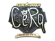 Sticker | CeRq (Gold) | Berlin 2019 CS2 skin