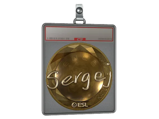 Sticker Slab | sergej (Gold) | Katowice 2019