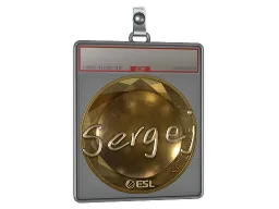 Sticker Slab | sergej (Gold) | Katowice 2019