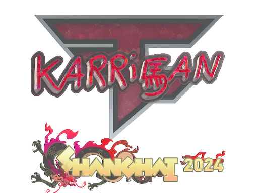 Sticker | karrigan (Glitter) | Shanghai 2024