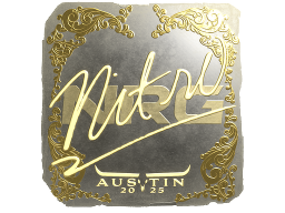 Sticker | nitr0 (Gold) | Austin 2025