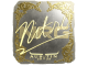 Sticker | nitr0 (Gold) | Austin 2025