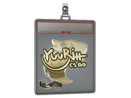 Sticker Slab | yuurih (Gold) | Paris 2023