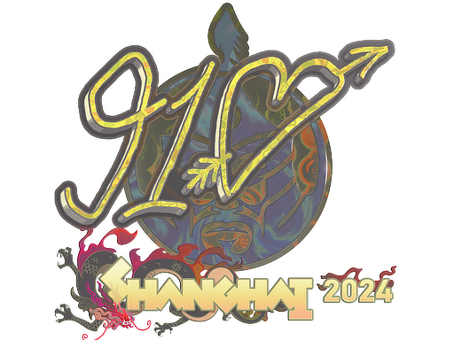 Sticker | 910 (Holo) | Shanghai 2024