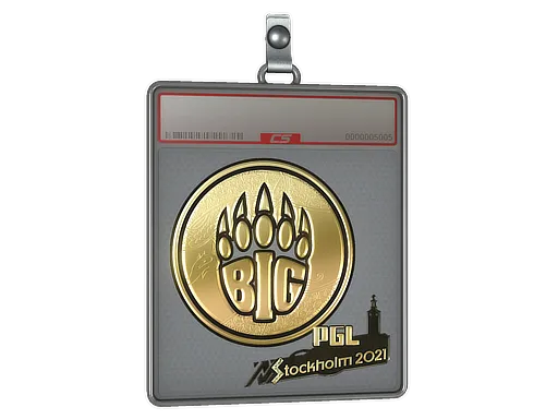 Sticker Slab | BIG (Gold) | Stockholm 2021