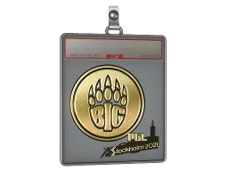 Sticker Slab | BIG (Gold) | Stockholm 2021