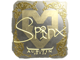 Sticker | Spinx (Gold) | Austin 2025