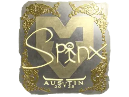 Sticker | Spinx (Gold) | Austin 2025