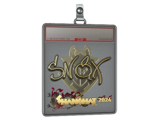 Sticker Slab | Snax (Gold) | Shanghai 2024
