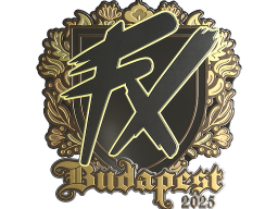 Sticker | Fluxo (Gold) | Budapest 2025