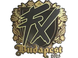 Sticker | Fluxo (Gold) | Budapest 2025