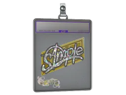 Sticker Slab | s1mple (Glitter) | Paris 2023