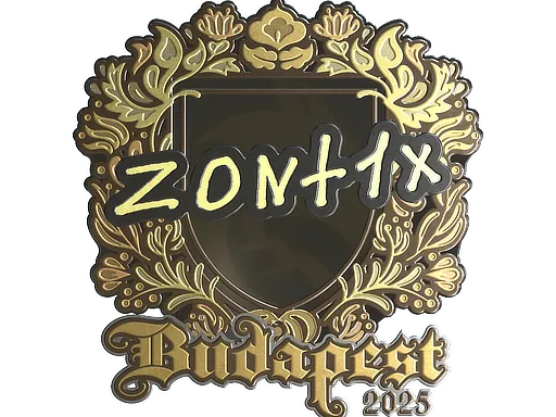 Sticker | zont1x (Gold) | Budapest 2025