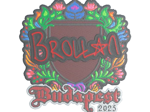Sticker | Brollan (Embroidered) | Budapest 2025