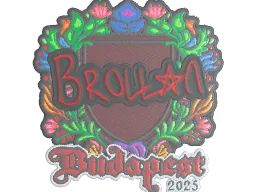 Sticker | Brollan (Embroidered) | Budapest 2025
