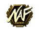 Sticker | NAF (Gold) | London 2018 CS2 skin