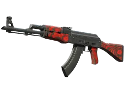 StatTrak™ AK-47 | Red Laminate (Battle-Scarred)