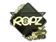 Sticker | ropz (Gold) | Rio 2022 CS2 skin