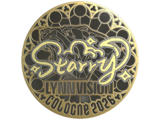 Sticker | Starry (Gold) | Cologne 2026