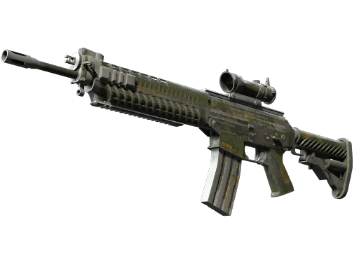 StatTrak™ SG 553 | Atlas (Battle-Scarred)