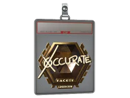 Sticker Slab | xccurate (Gold) | London 2018