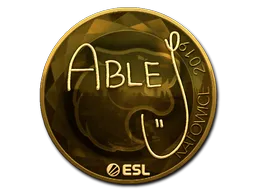 Sticker | ableJ (Gold) | Katowice 2019