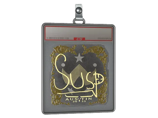 Sticker Slab | susp (Gold) | Austin 2025