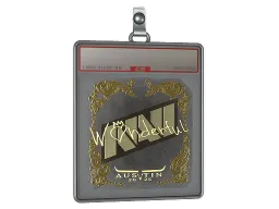 Sticker Slab | w0nderful (Gold) | Austin 2025