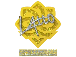 Sticker | latto (Glitter) | Copenhagen 2024