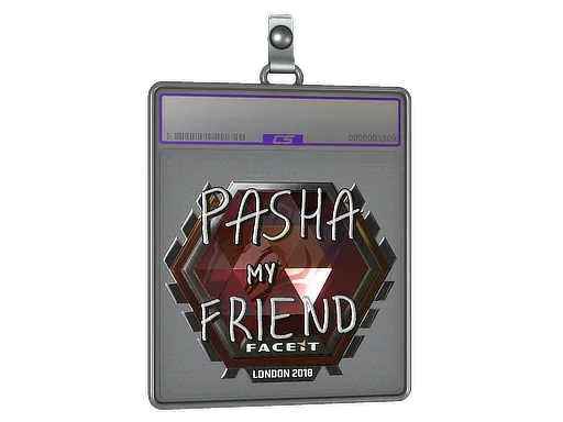 Sticker Slab | pashaBiceps (Foil) | London 2018