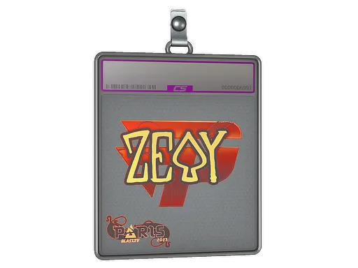 Sticker Slab | zevy (Holo) | Paris 2023