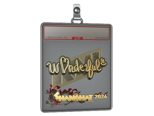 Sticker Slab | w0nderful (Gold) | Shanghai 2024