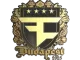 Sticker | FaZe Clan (Gold) | Budapest 2025 CS2 skin