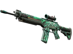 StatTrak™ SG 553 | Dragon Tech (Factory New)