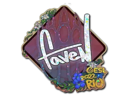 Sticker | faveN (Glitter) | Rio 2022