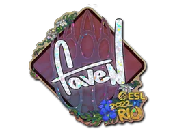 Sticker | faveN (Glitter) | Rio 2022