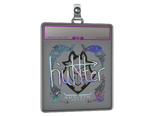 Sticker Slab | huNter- (Holo) | Austin 2025