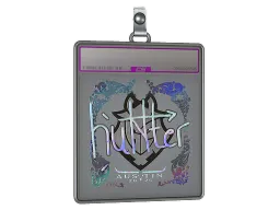 Sticker Slab | huNter- (Holo) | Austin 2025