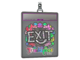 Sticker Slab | exit (Holo) | Budapest 2025