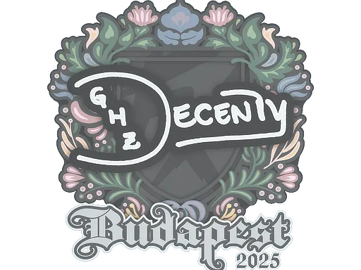 Sticker | decenty | Budapest 2025
