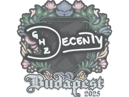 Sticker | decenty | Budapest 2025