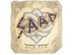 Sticker | saadzin | Austin 2025