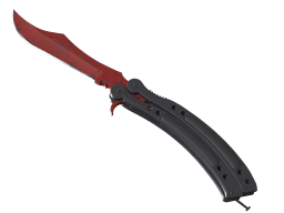★ Butterfly Knife | Crimson Web (Minimal Wear)