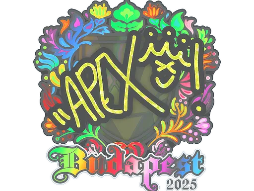 Sticker | apEX (Holo) | Budapest 2025