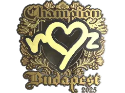 Sticker | ropz (Gold, Champion) | Budapest 2025