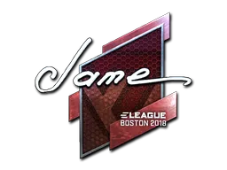 Sticker | Jame (Foil) | Boston 2018