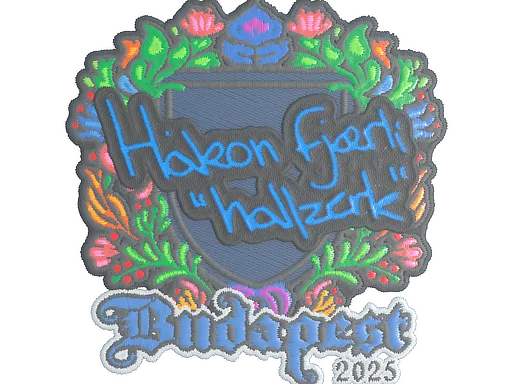 Sticker | hallzerk (Embroidered) | Budapest 2025