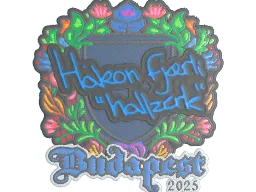 Sticker | hallzerk (Embroidered) | Budapest 2025