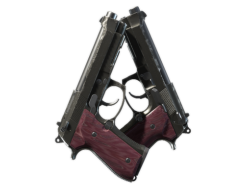 Dual Berettas | BorDeux (Well-Worn)