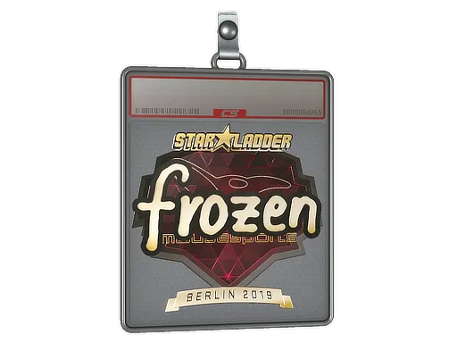 Sticker Slab | frozen (Gold) | Berlin 2019